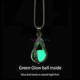 Diversified Felt Glow Balls Lava Stone Aromatherapy Vintage Necklaces