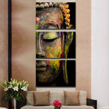 Buddha Statue Abstract Painting