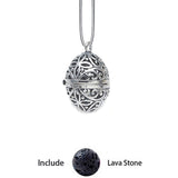 Diversified Felt Glow Balls Lava Stone Aromatherapy Vintage Necklaces