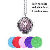 Vintage Aromatherapy Perfume Essential Oils Diffuser Necklace